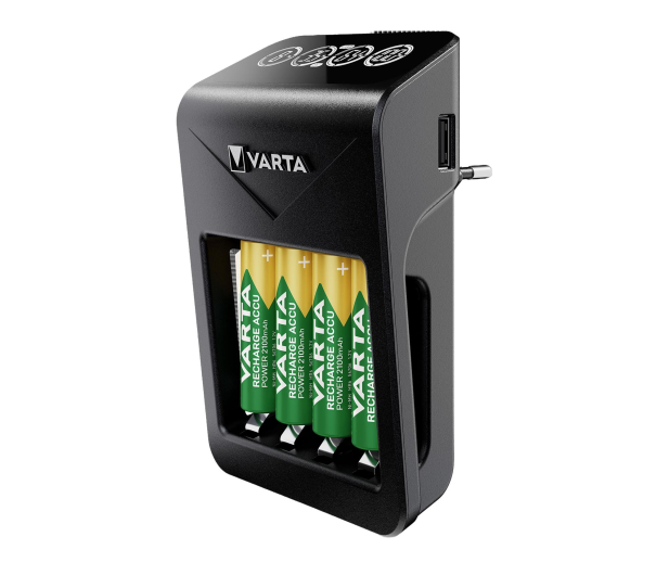 Varta Łagowarka Plug Charger +4AA 2100 mAh - 1456648 - zdjęcie 6